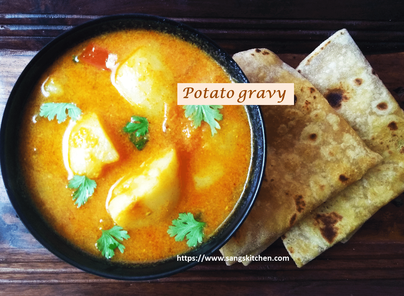 Potato gravy Simple Potato curry recipe with video sangskitchen
