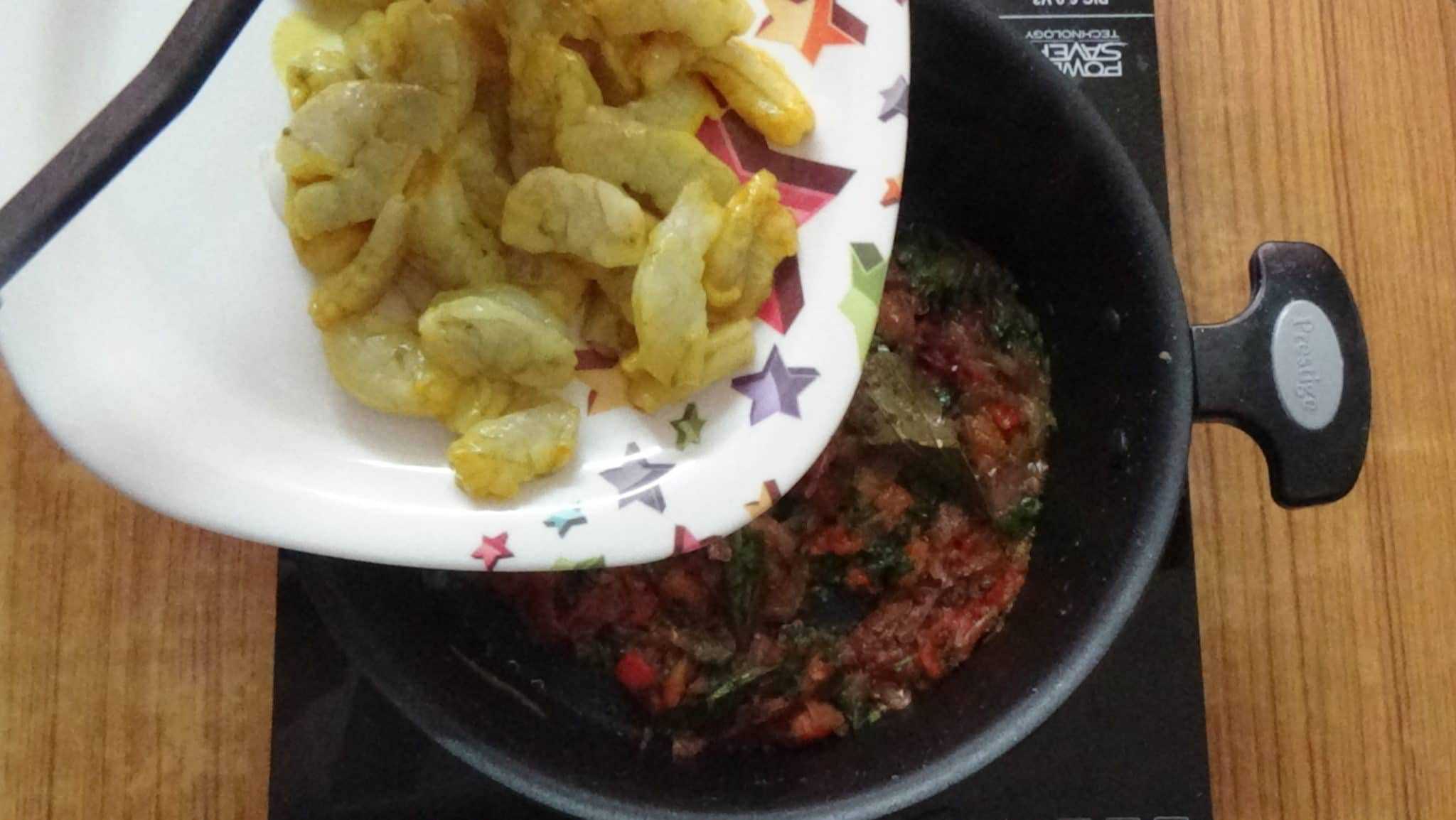 Prawn biryani | Kadai Prawn biryani | Prawn biryani recipe in a pan