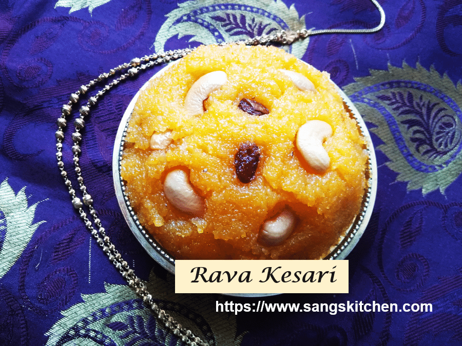 Rava kesari recipe How to make Rava kesari Sangskitchen
