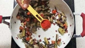 kathirikkai puli kulambu-prášek z chilli